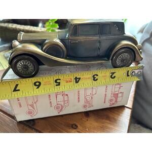 Vintage Banthrico 1937 Rolls Royce Die Cast Coin Bank Chicago IL